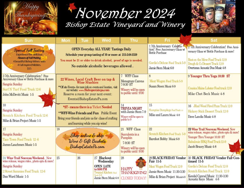 Events 2024 November